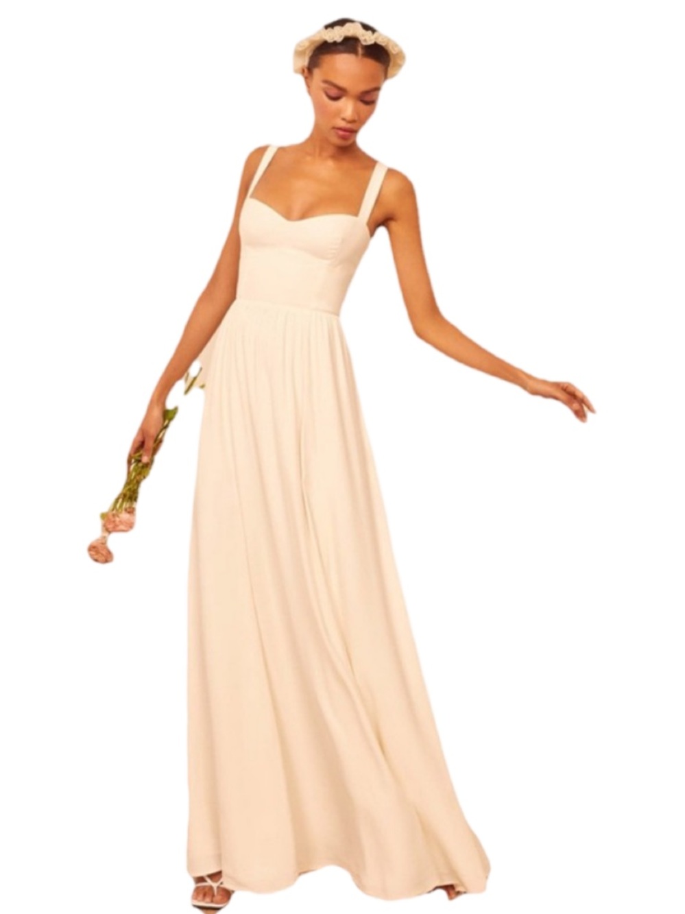 NWT-Reformation Gown Hollyhock Dress